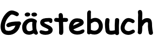 Gästebuch