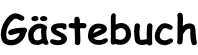Gästebuch